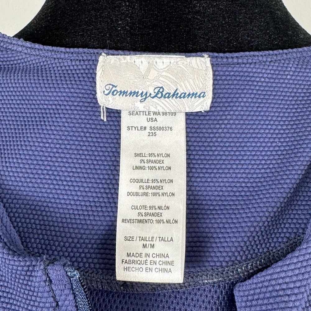 Tommy Bahama Island Cays Colorblock Dress Women’s Medium Two Color Blue - Picture 8 of 12